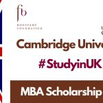 Cambridge University MBA Scholarship for International Students 2024