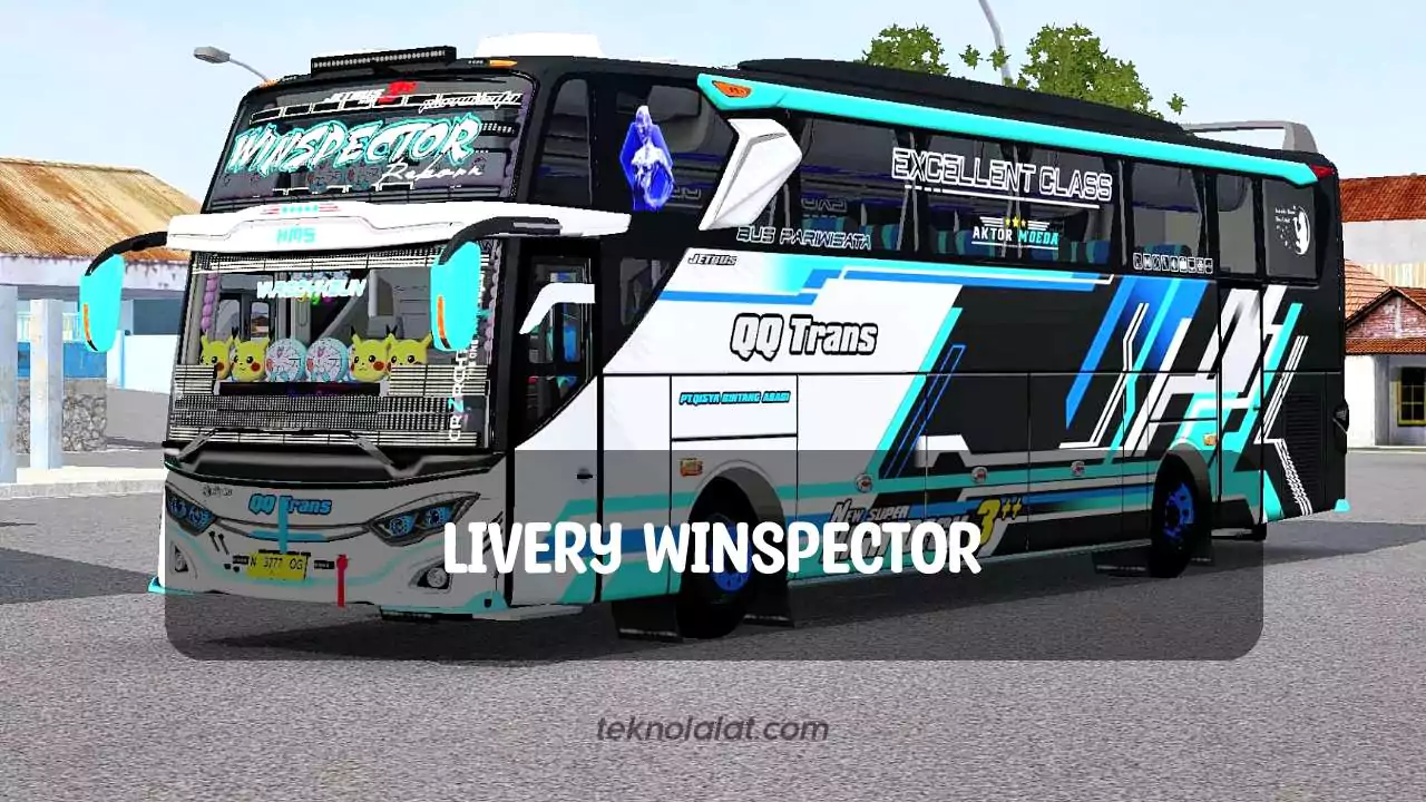 Kumpulan Livery BUSSID Winspector Jernih Ori Terbaru 2024