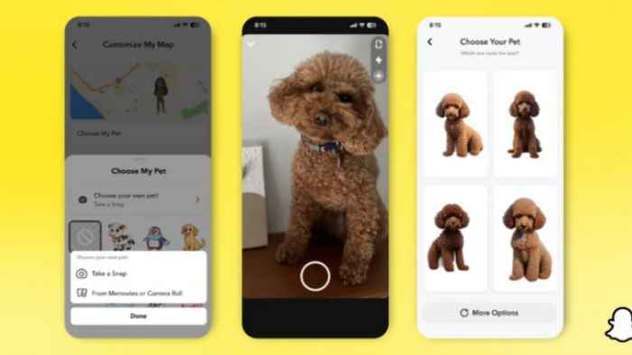 Snapchat Users Can Create Pet Avatars with AI